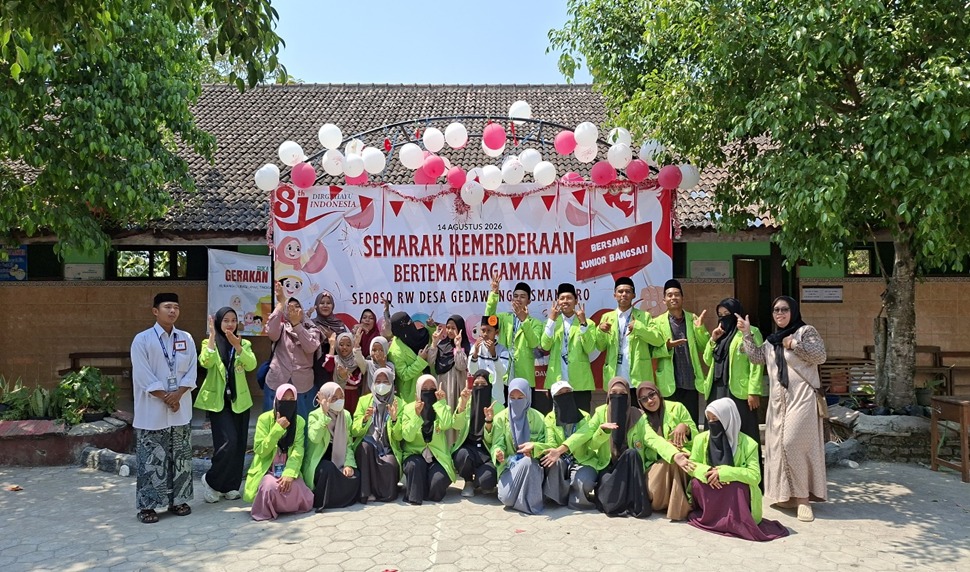 Semarak HUT ke-81 RI, Mahasiswa KPM STAIMAS Gelar Lomba Keagamaan untuk Anak-Anak Desa Gedawung