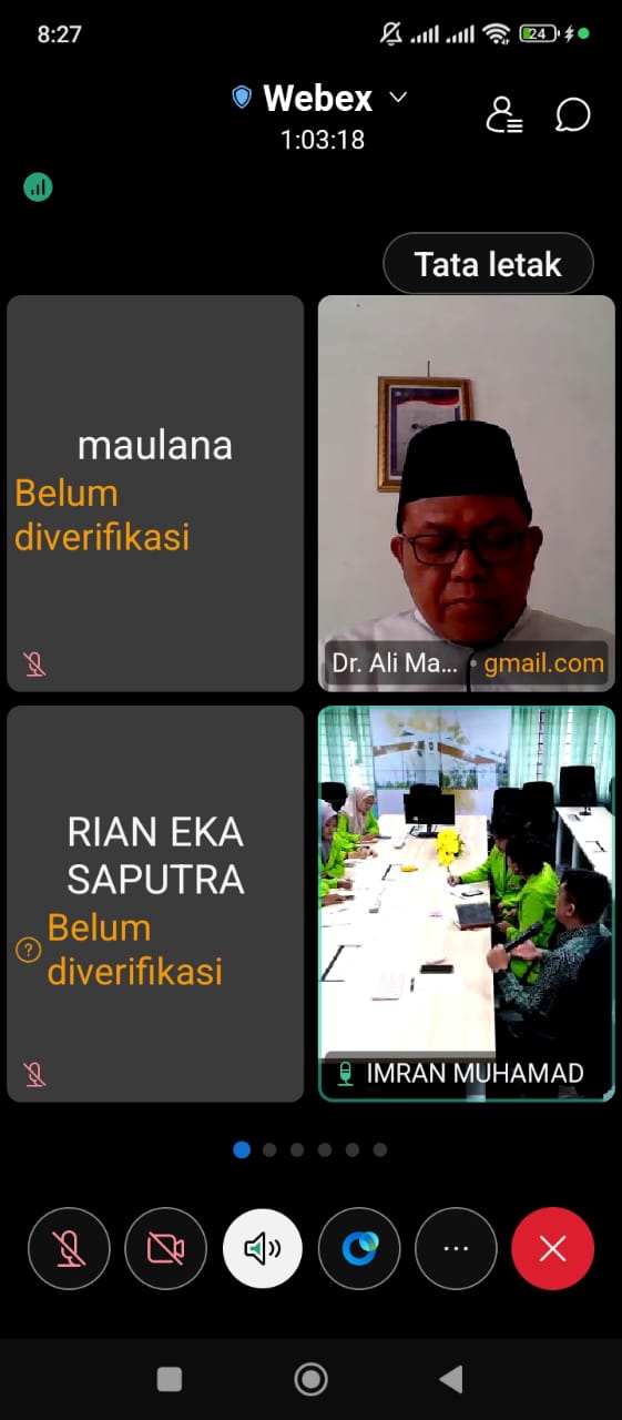 STAIMAS-UnisZA Webinar Dialog Kepemimpinan Muda, Refleksi Sejarah untuk Masa Depan Serantau