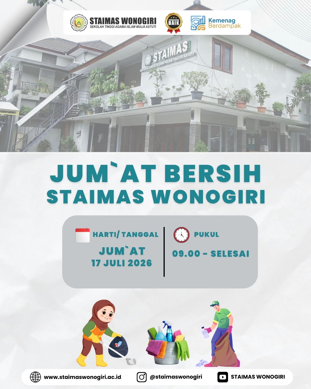 Jumat Bersih STAIMAS WONOGIRI