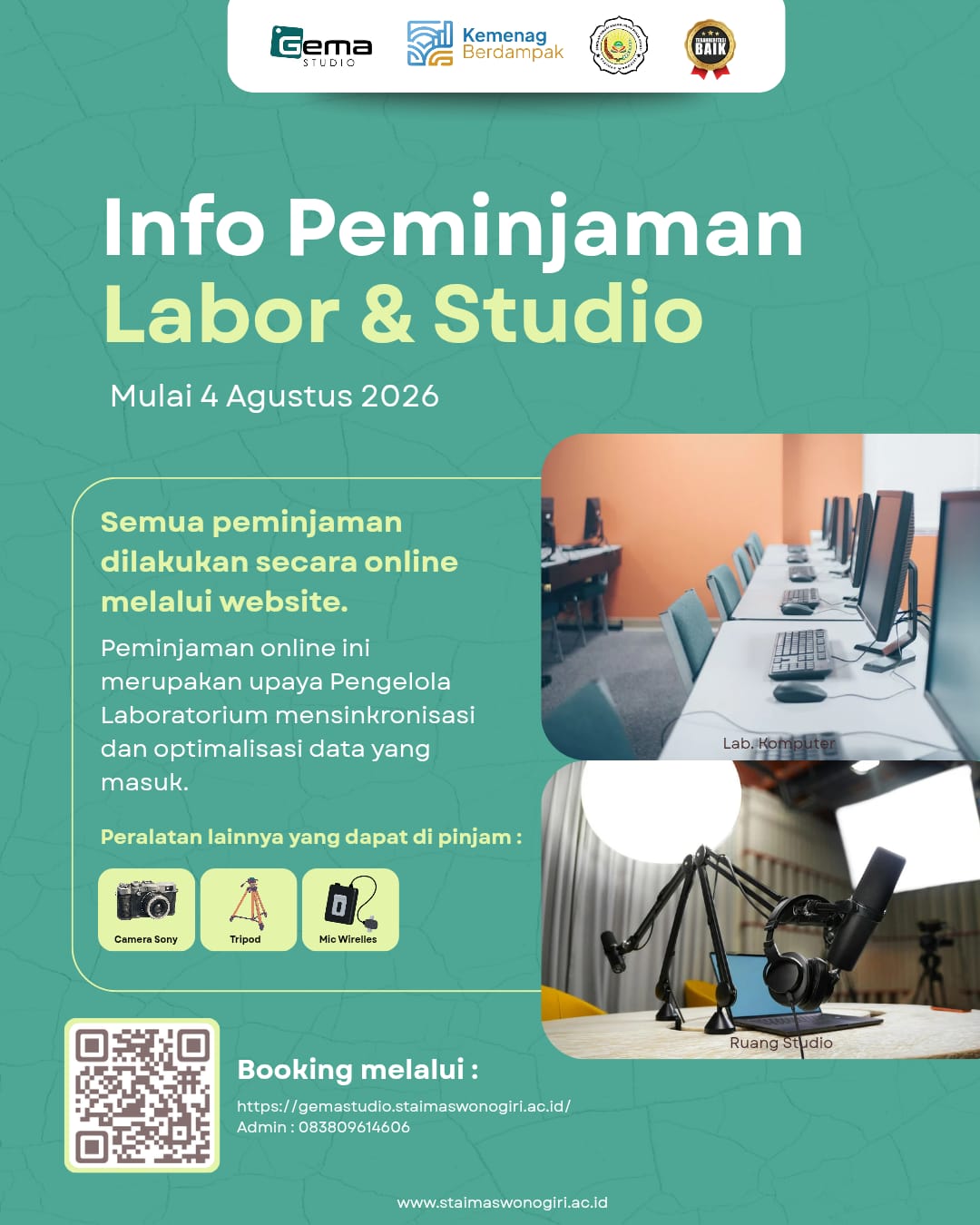 LABORATORIUM & STUDIO GEMA STUDIO ️