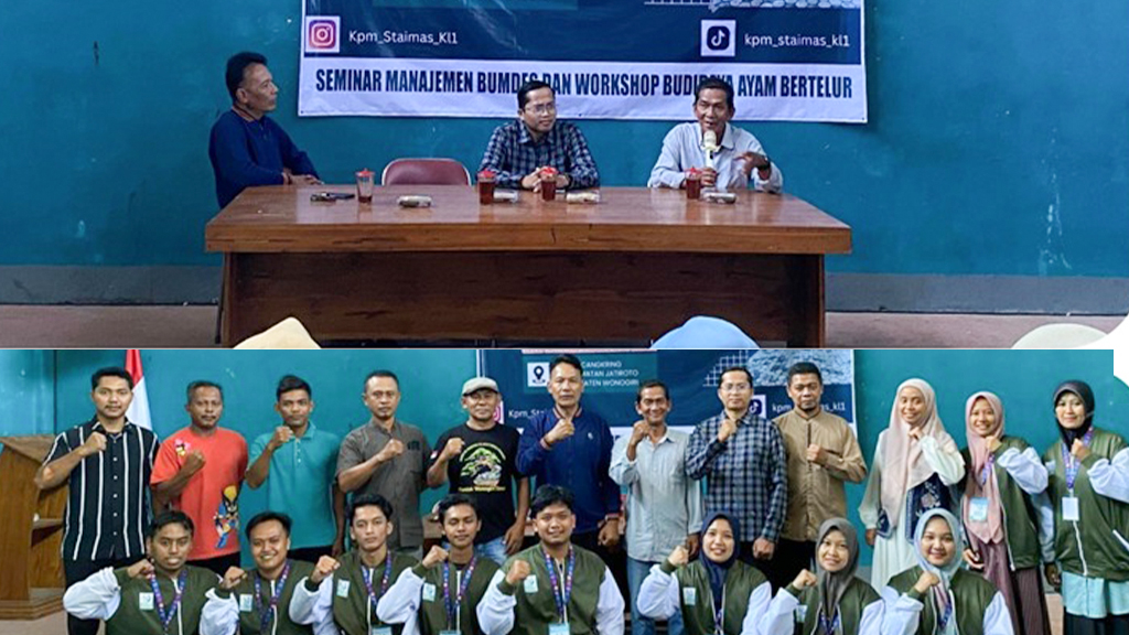 Kembangkan Potensi BUMDes, KPM 06 STAIMAS Wonogiri Adakan Sosialisasi Budidaya Ayam Petelur